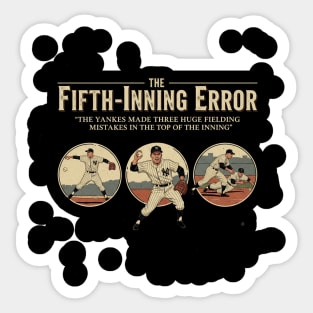 5th inning Sticker